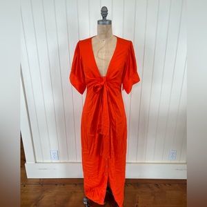 Free People Maxi Dress - Burnt Orange NWT